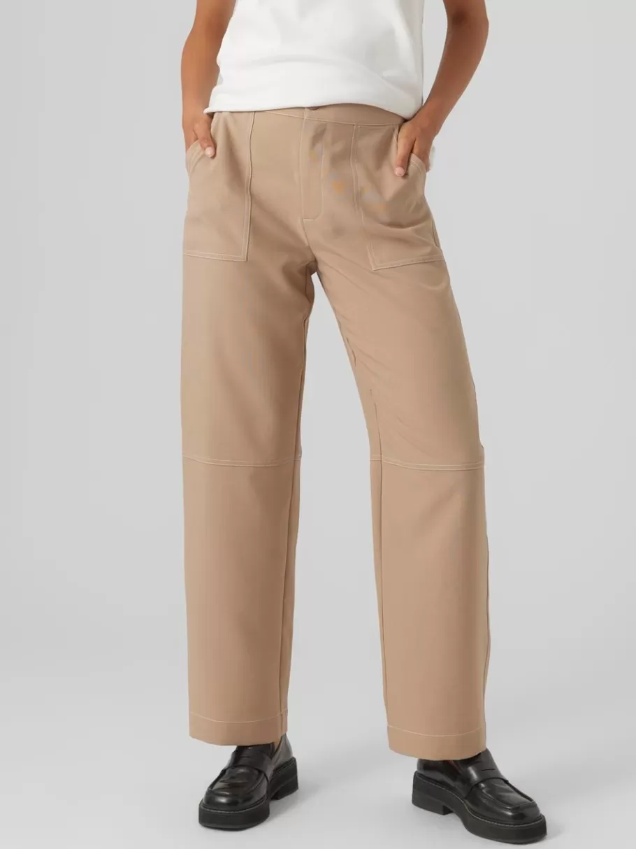 VMBORA High rise Broek | VERO MODA Flash Sale