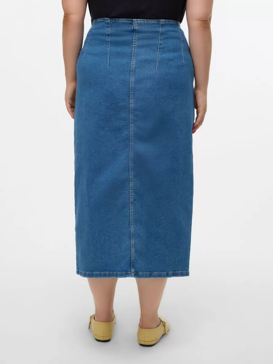 VMCMONIC High waist Midi-rok | VERO MODA Outlet