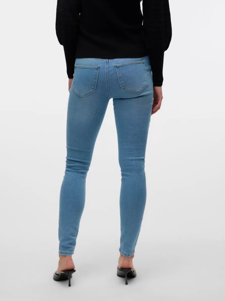 VMELLY Mid rise Skinny fit Jeans | VERO MODA New