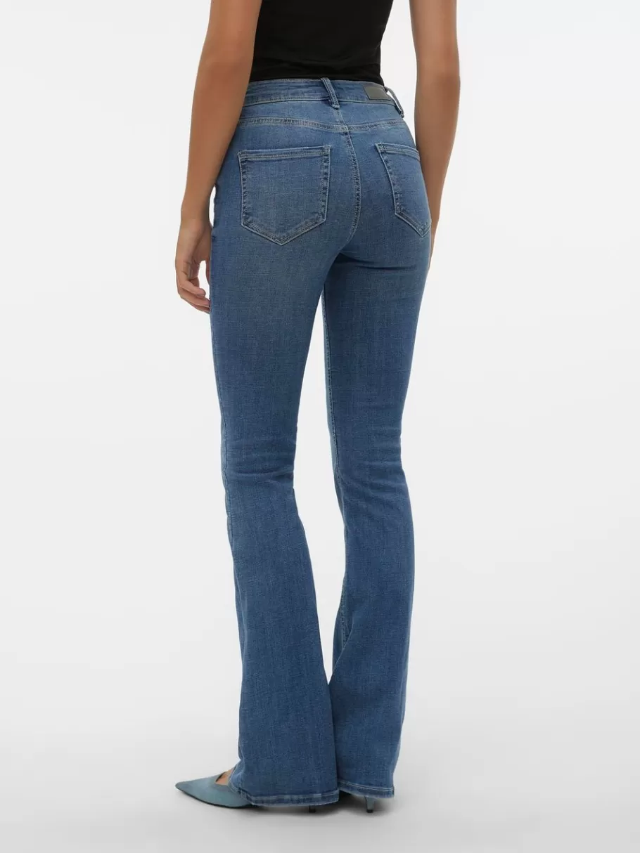 VMFLASH Mid rise Flared fit Jeans | VERO MODA Cheap