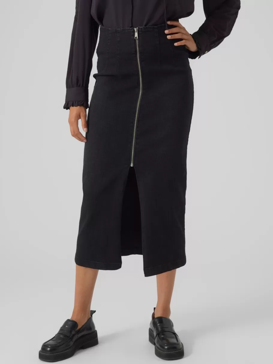 VMMONIC High waist Lange rok | VERO MODA New