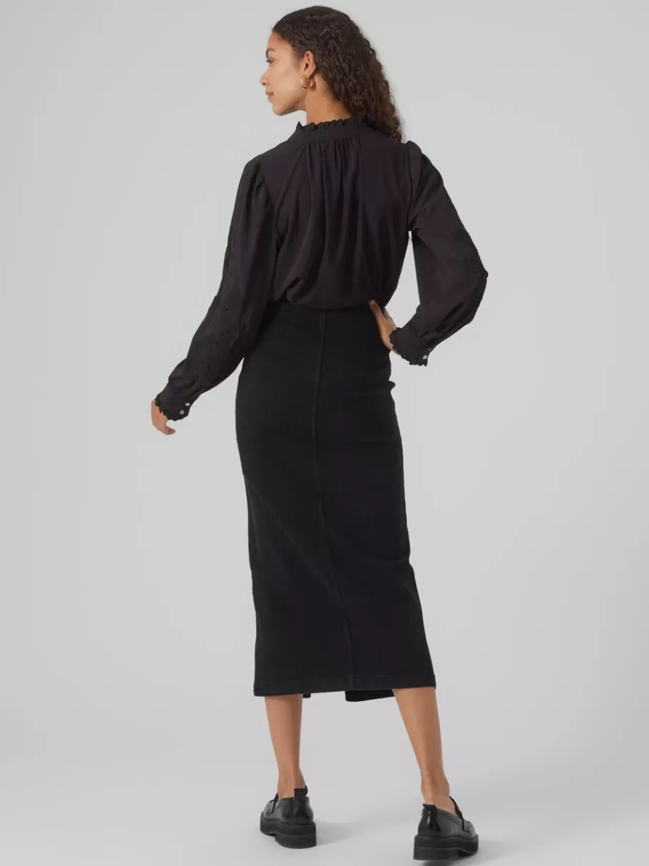 VMMONIC High waist Lange rok | VERO MODA New