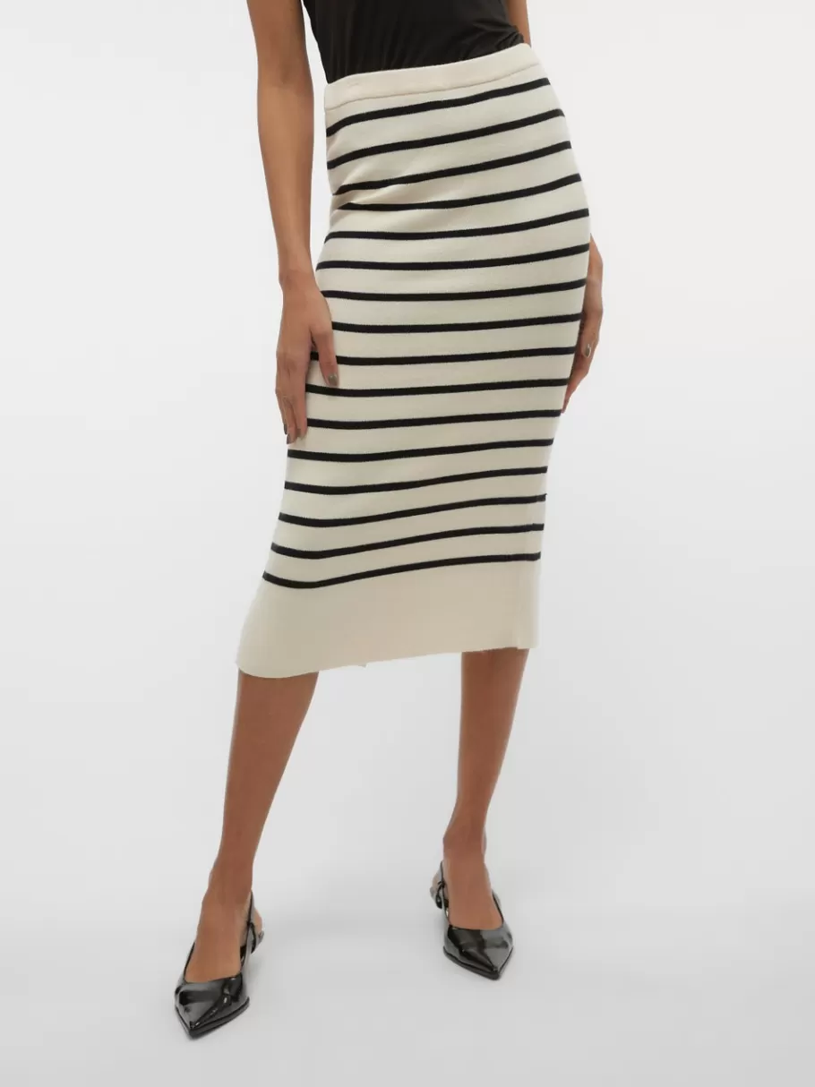 VMSABA Mid waist Midi-rok | VERO MODA Store