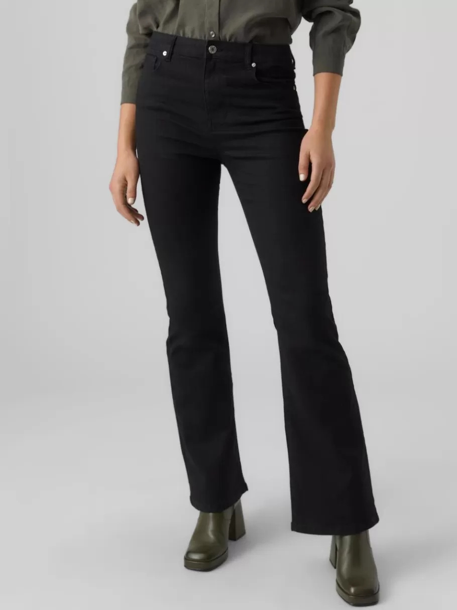 VMSELINA High rise Flared fit Jeans | VERO MODA Online