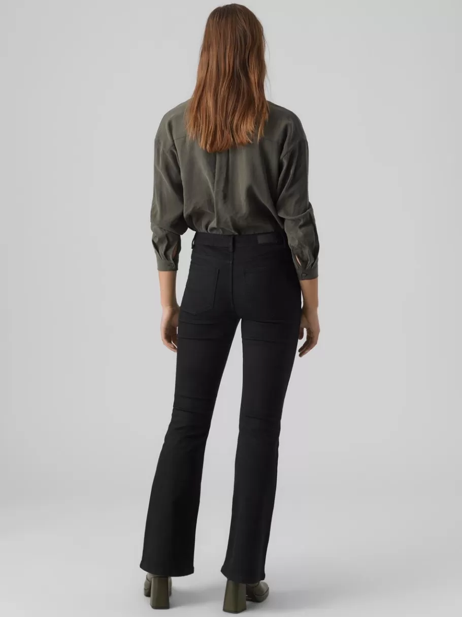 VMSELINA High rise Flared fit Jeans | VERO MODA Online