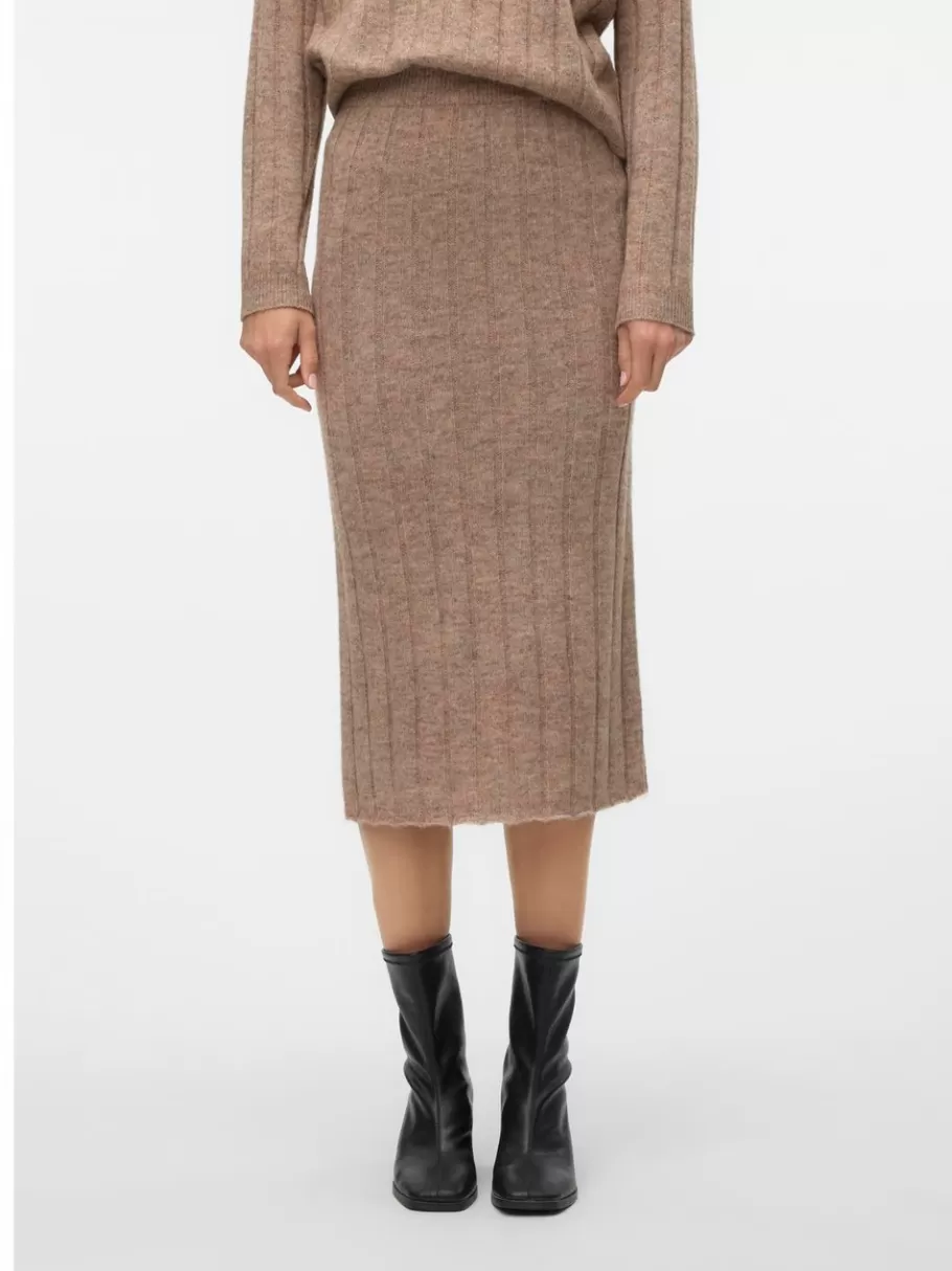 VMWILLA High waist Midi-rok | VERO MODA Online