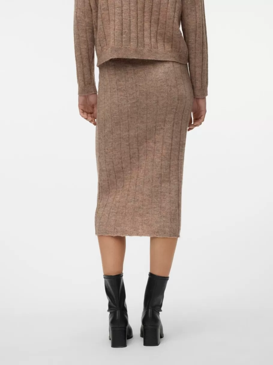 VMWILLA High waist Midi-rok | VERO MODA Online